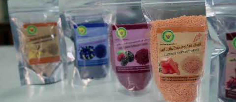 เทคนิคการผลิตเครื่องดื่มน้ำผลไม้และสมุนไพรกึ่งสำเร็จรูป