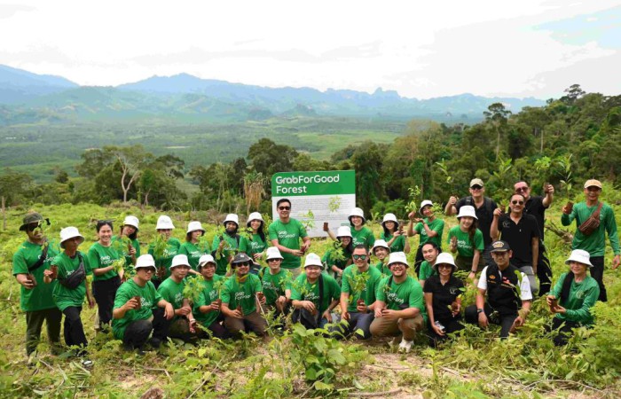 โครงการ “ชดเชยคาร์บอน” สร้างป่า “GrabForGood” ด้วยเงินบริจาคของผู้ใช้บริการ